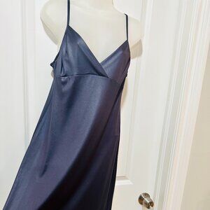 Victoria’s Secret Deep Purple/Eggplant Satiny Smooth Mini Slip Dress, Size S